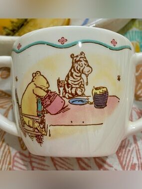 1990s Original Drawings of “Winnie The Pooh” Toddler Cup. Designed by Charente
